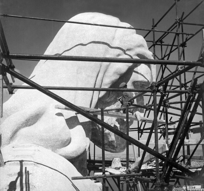 Construction Cristo Rei - Voyage à Lisbonne Blog